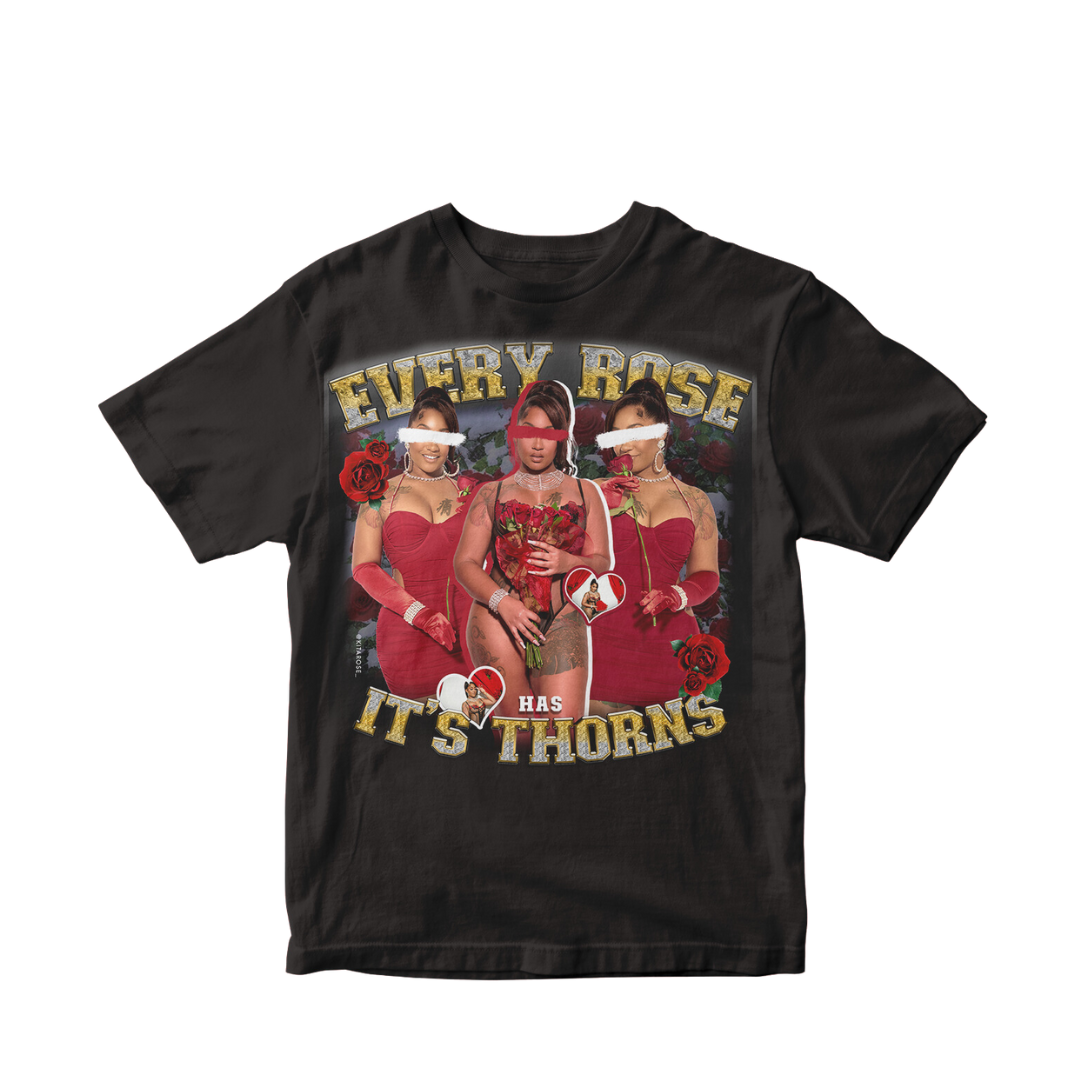 Every Rose Has Its Thorns - Stonewash black
