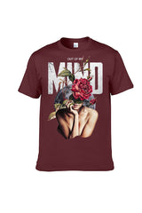 Out Of My Mind T Shirt ( Maroon )